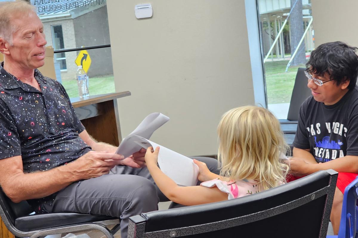 Mr. Gary Imm has a wealth of information about what we see in the night sky. 