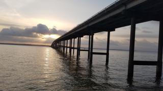 Trinity River Bridge on Hwy 190 